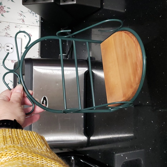 Vintage Metal & Wood 11 1/2"x7" Shelf - Picture 3 of 3